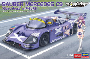 Hasegawa SP582 Egg Girls Sauber Mercedes C9 Claire Frost w/Figure 1/24 – zdjęcie 2