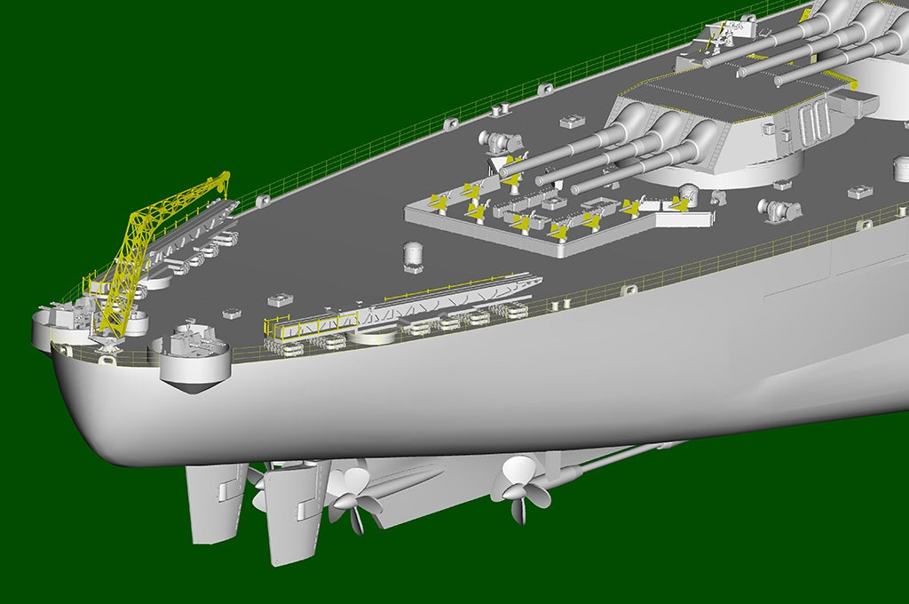 Trumpeter 05373 USS Ohio BB-68 1/350 – zdjęcie 7