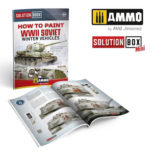 AMMO of Mig Jimenez 6603 SOLUTION BOOK 20 - How to Paint WWII Soviet Winter Vehicles (English, Spanish, Francais, Deutsch) – image 2
