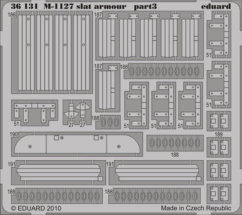 Eduard 36131 M-1127 slat armor 1/35 Trumpeter – image 3