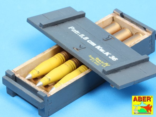 Aber 16014 8,8 cm Tiger I high-explosive Ammo with box 1/16 – Bild 4