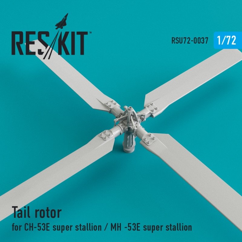 RESKIT RSU72-0037 Rotor de queue pour CH-53E Super Stallion / MH-53E Sea Dragon pour Italeri, Revell 1/72 