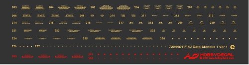 HobbyDecal AL72001V1 F-4J VX-4 Vandy1 Black Bunny October 1972 1/72 – zdjęcie 5