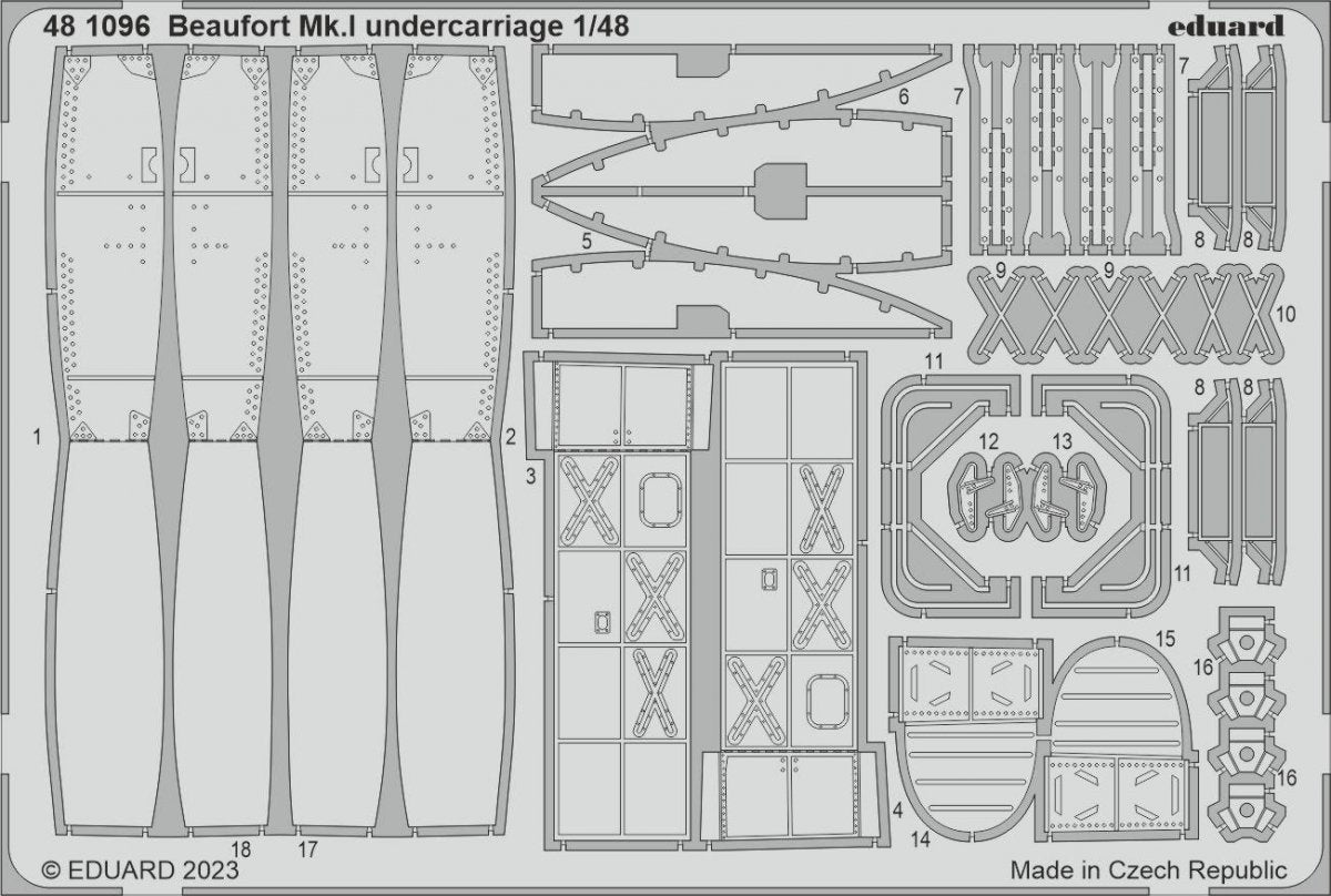 Eduard BIG49361 Beaufort Mk. I PART II ICM 1/48 – image 4