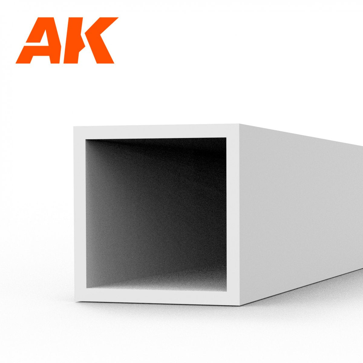 AK Interactive AK6548 SQUARE HOLLOW TUBE 4.00 X 350MM – STYRENE SQUARE HOLLOW TUBE – (3 UNITS) – image 2