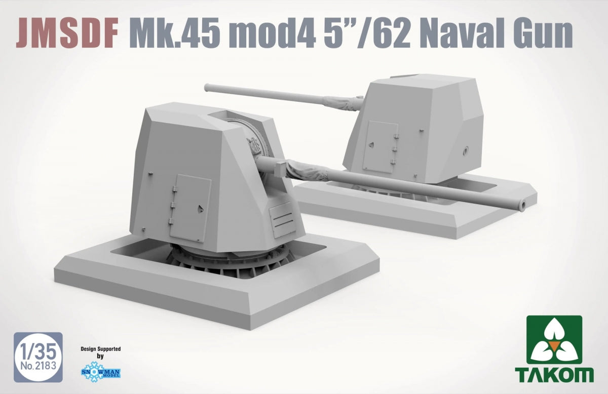 Takom 2183 JMSDF Mk.45 Mod 4 5&amp;quot;/62 Naval Gun 1/35 – zdjęcie 2