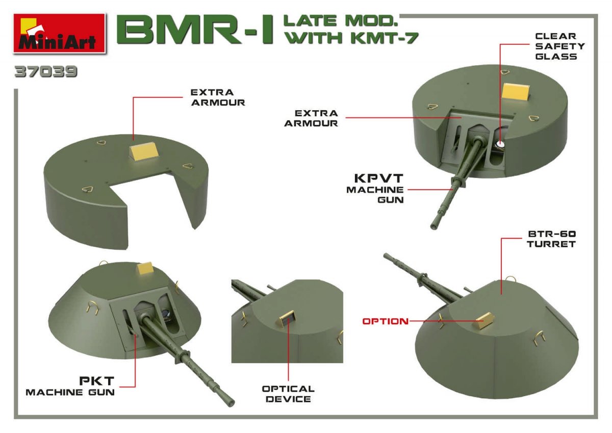 MiniArt 37039 BMR-1 Late Mod. with KMT-7 1/35 – zdjęcie 19