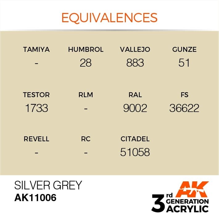 AK Interactive AK11006 Silver Gray 17ml – image 3