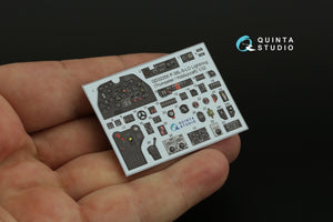 Quinta Studio QD32200 P-38L-5-LO Lightning 3D-Printed &amp;amp; colored Interior on decal paper (Trumpeter/Hobbycraft) 1/32 – image 11