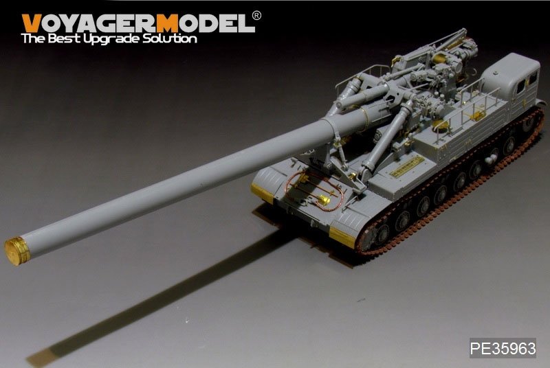 Voyager Model PE35963 Modern Soviet 2A3 Kondensator 2P 406mm S.P.H Upgrade set For TRUMPETER 09529 1/35 – immagine 7