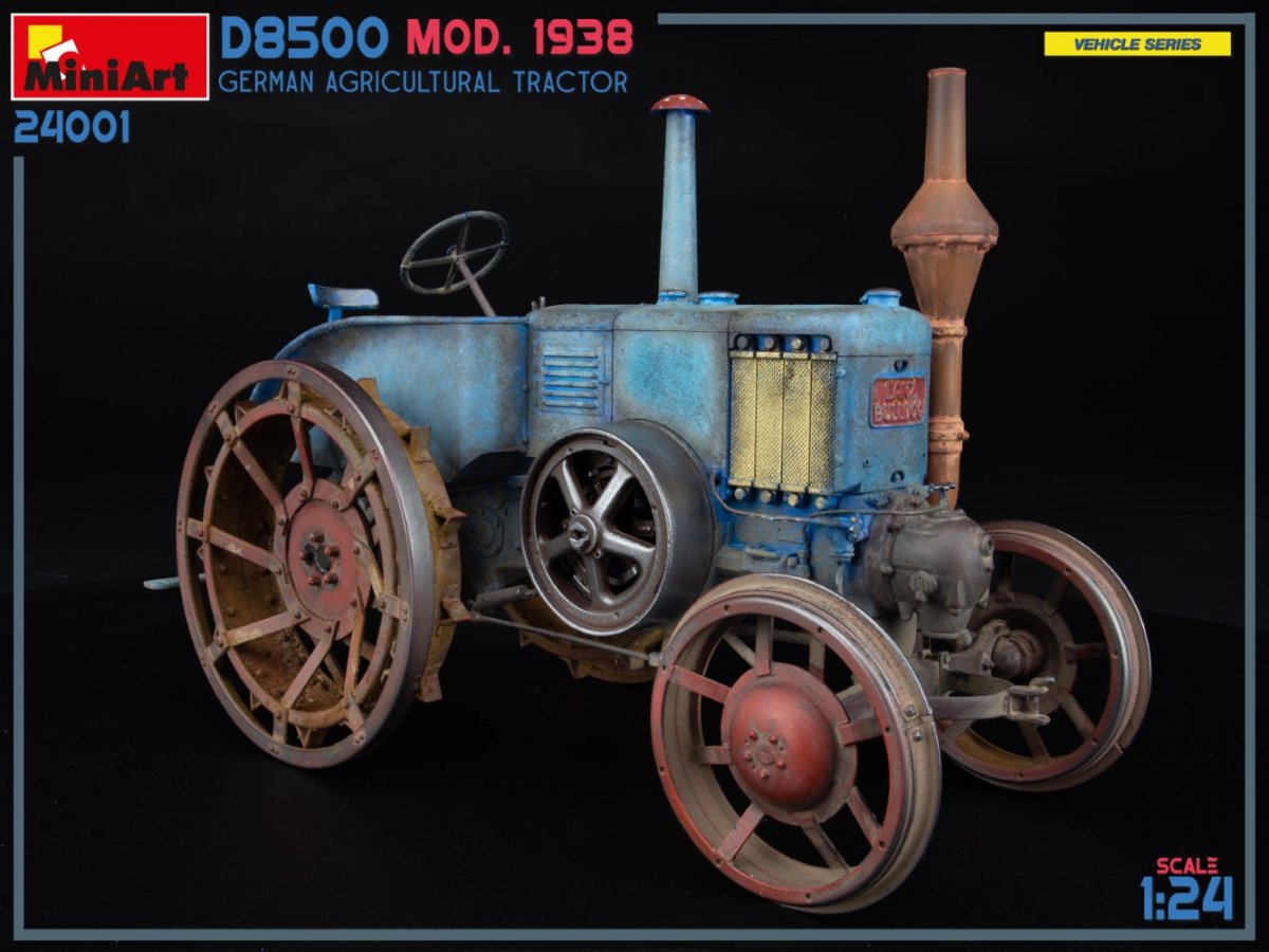 MiniArt 24001 GERMAN AGRICULTURAL TRACTOR D8500 MOD. 1938 1/24 – zdjęcie 14