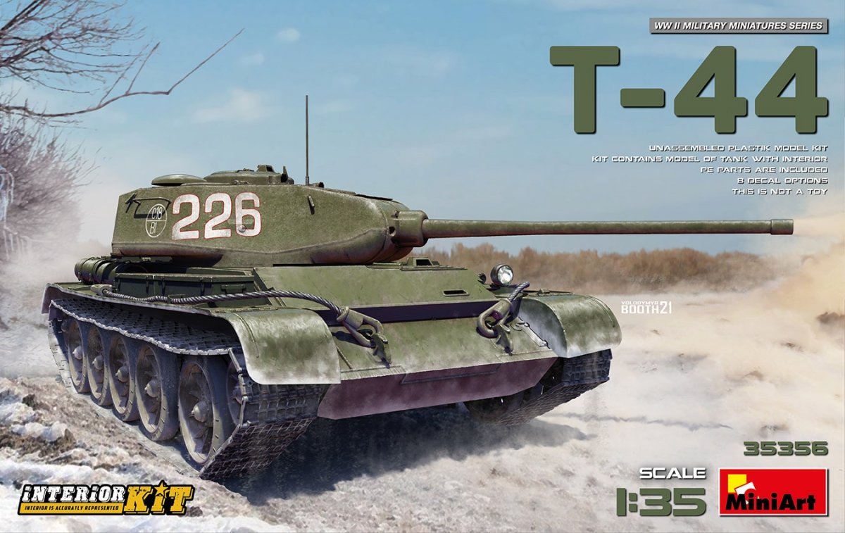 MiniArt 35356 T-44 INTERIOR KIT 1/35