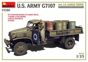 MiniArt 35380 U.S. ARMY G7107 4X4 1,5t CARGO TRUCK 1/35 – zdjęcie 3