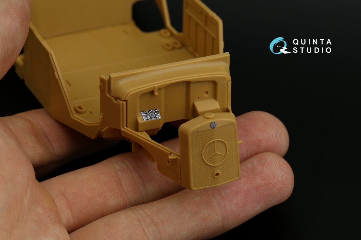 Quinta Studio QD35070 Mercedes-Benz L1500A 3D-Printed &amp;amp; colored Interior on decal paper (ICM) 1/35 – image 7