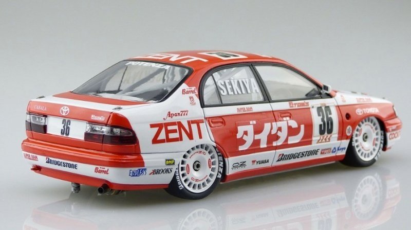Aoshima 10396 Toyota Corona ST191 1994 JTCC Version Beemax No.17 1/24 – zdjęcie 6