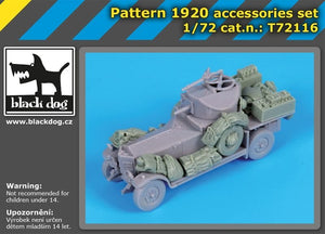 Black Dog T72116 Pattern 1920 accessories set for Roden 1/72 – immagine 5
