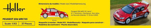 Heller 56113 Peugeot 206 WRC &amp;#39;03 - Starter Kit 1/43 – immagine 2