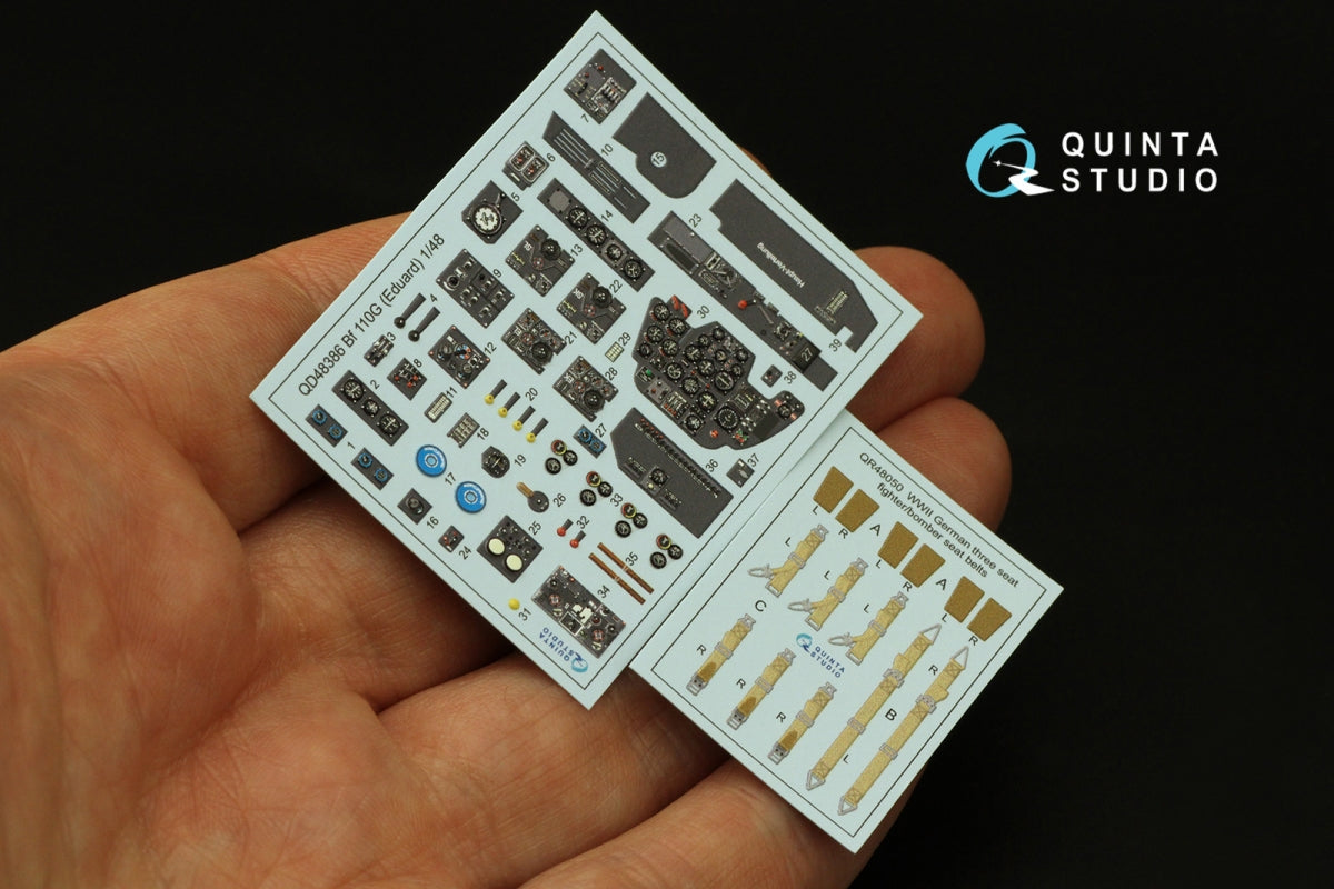 Quinta Studio QD48386 BF 110G 3D-Printed &amp;amp; coloured Interior on decal paper (Eduard) 1/48 – zdjęcie 5