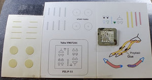 Yahu YMS7201 PZL P.11 set (Azur / Heller / PZW) 1/72 – zdjęcie 2