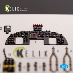 Kelik K72184 B-24D Liberator - interior 3D decals for Hasegawa kit 1/72
