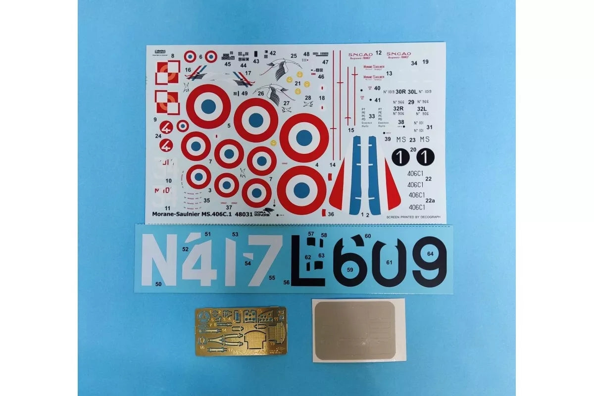 Dora Wings 48031 Morane-Saulnier MS.406C.1 - Battle Of France 1/48 – Bild 5