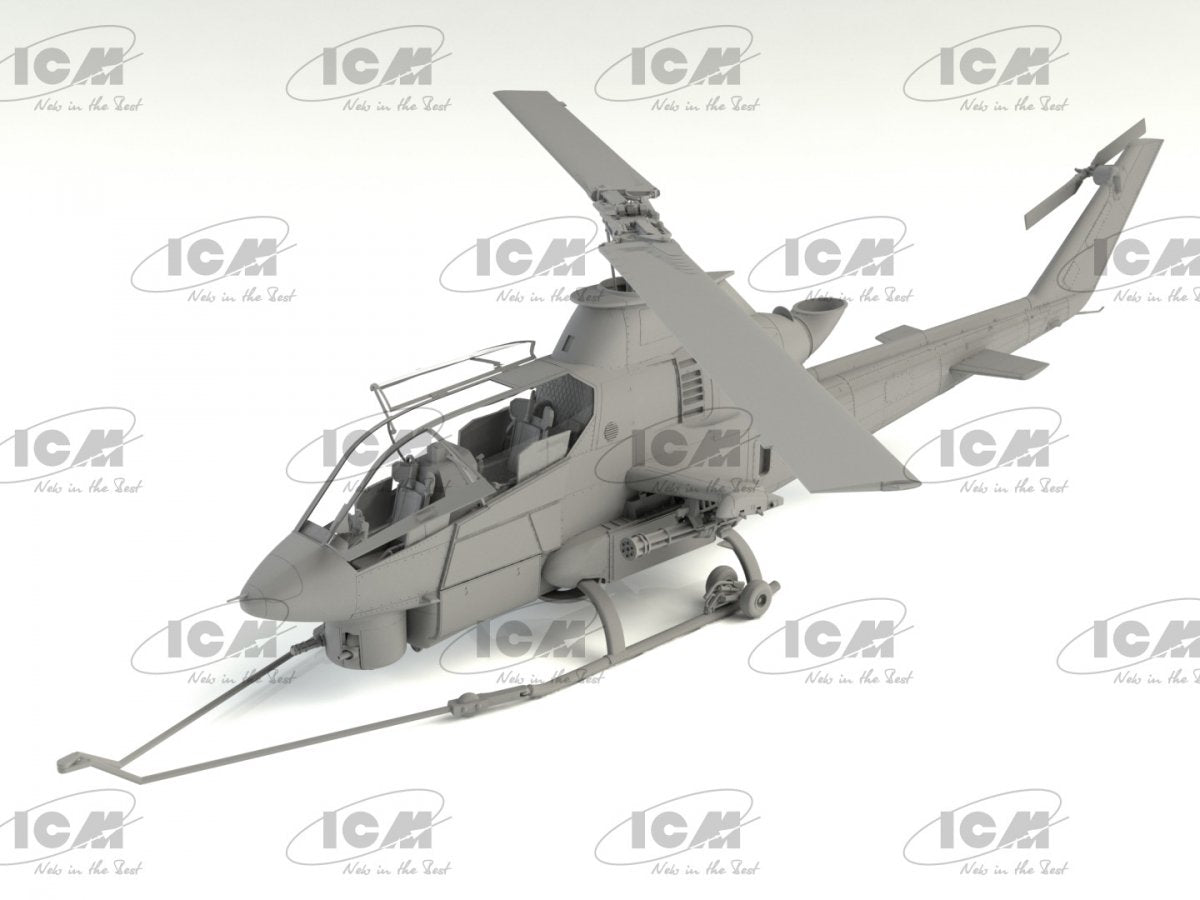 ICM 32062 AH-1G Cobra with Vietnam War US Helicopter Pilots 1/32 – zdjęcie 3