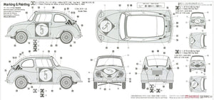 Hasegawa 20465 Subaru 360 1963 1st Japan GP C-I Class 1/24 – zdjęcie 7