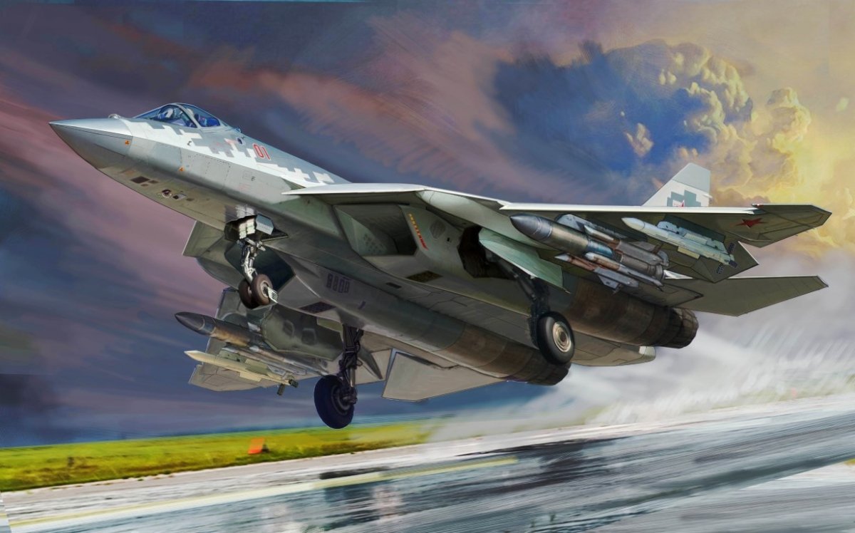 Zvezda 4824 SUKHOI SU-57 1/48 – zdjęcie 2