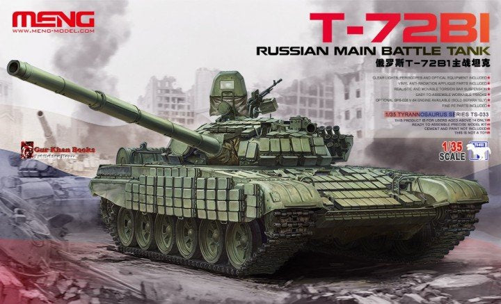 Maquette Meng TS-033 Char de combat principal russe T-72B1 1/35