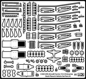 MK1 Design MS-20018 WW II USS DECK PLANE SET for CV-6 Enterprise 1/200 – zdjęcie 3