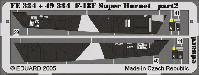 Eduard 49334 F/ A-18F interior 1/48 Hasegawa – zdjęcie 3