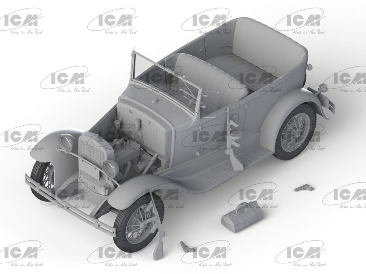 ICM 24052 Ford A Gangster Car 1/24 – image 3