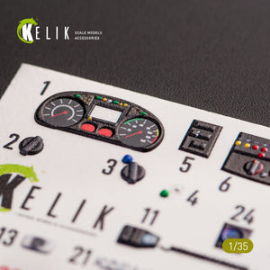 KELIK K35020 KOZAK-2 UKRAINIAN MRAP 3D DECALS FOR ICM KIT 1/35 – zdjęcie 4