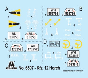 Italeri 6597 Horch 901 Typ 40 Kfz.12 1/35 – image 3