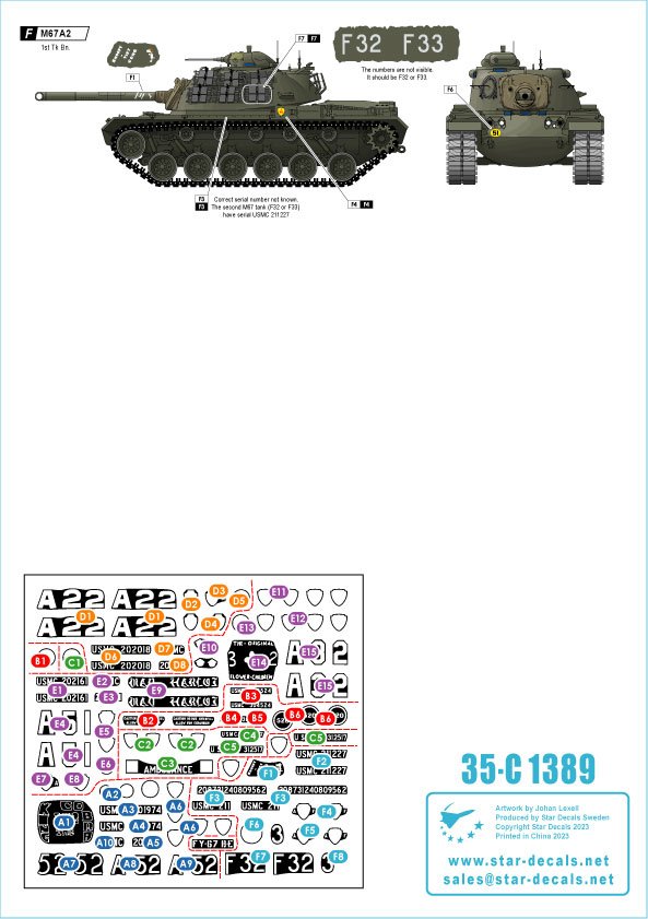 Star Decals 35-C1389 Tet 1968 - Hué City. US Marines tanks and vehicles. 1/35 – image 3