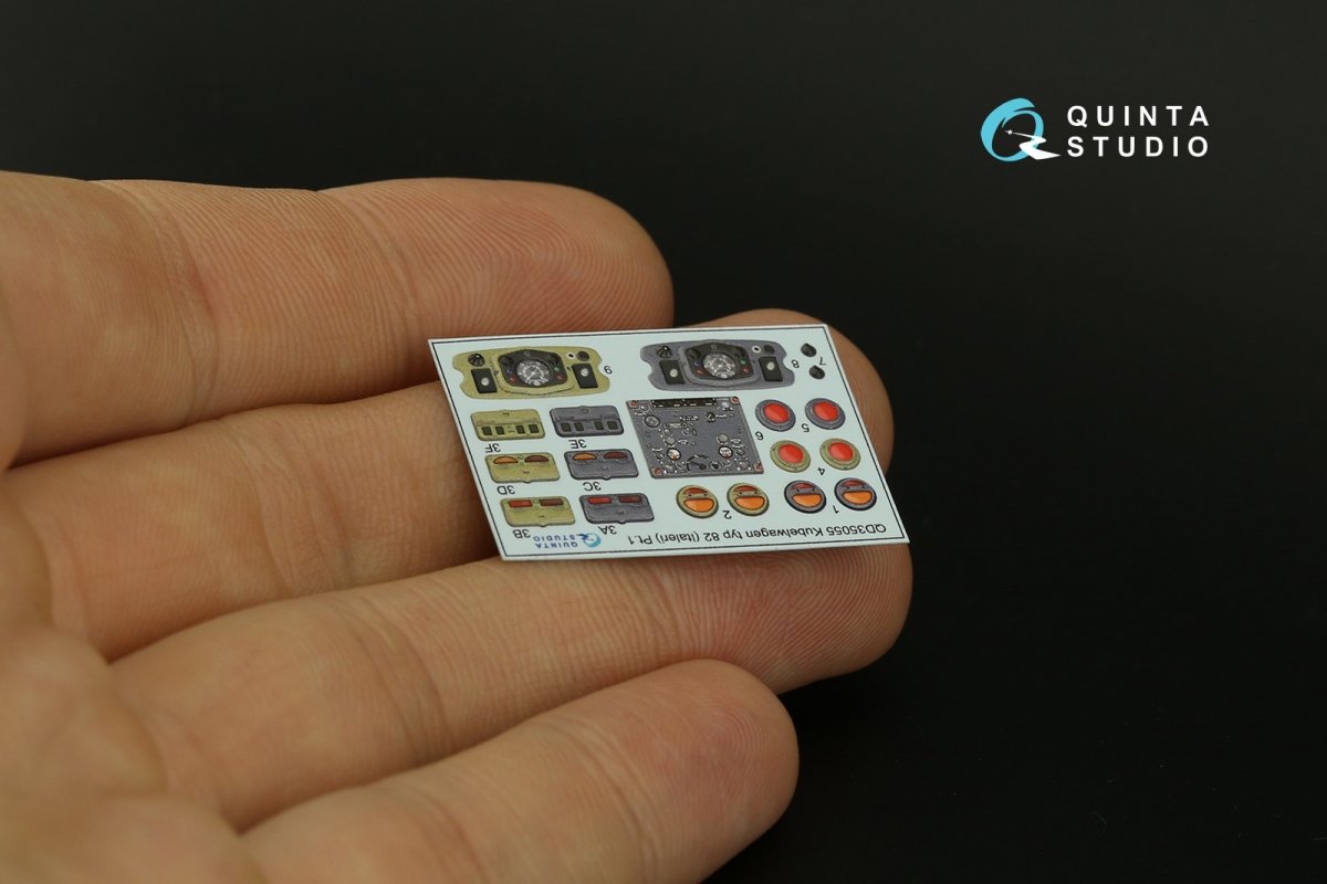 Quinta Studio QD35055 Kubelwagen type 82 3D-Printed &amp;amp; colored Interior on decal paper (Italeri) 1/35 – image 13