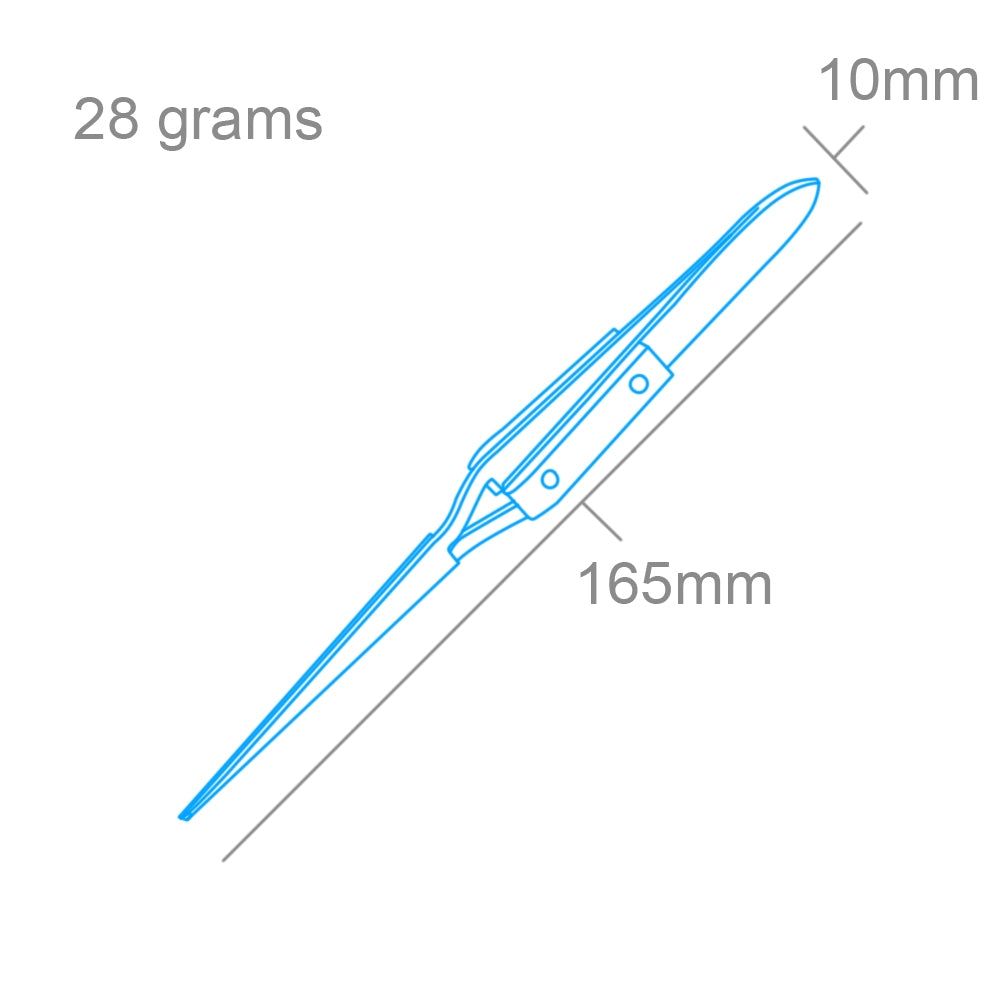 Modelcraft PTW1127 Reverse Action Tweezers Straight Tip/Fiber Grip (160mm) – image 2