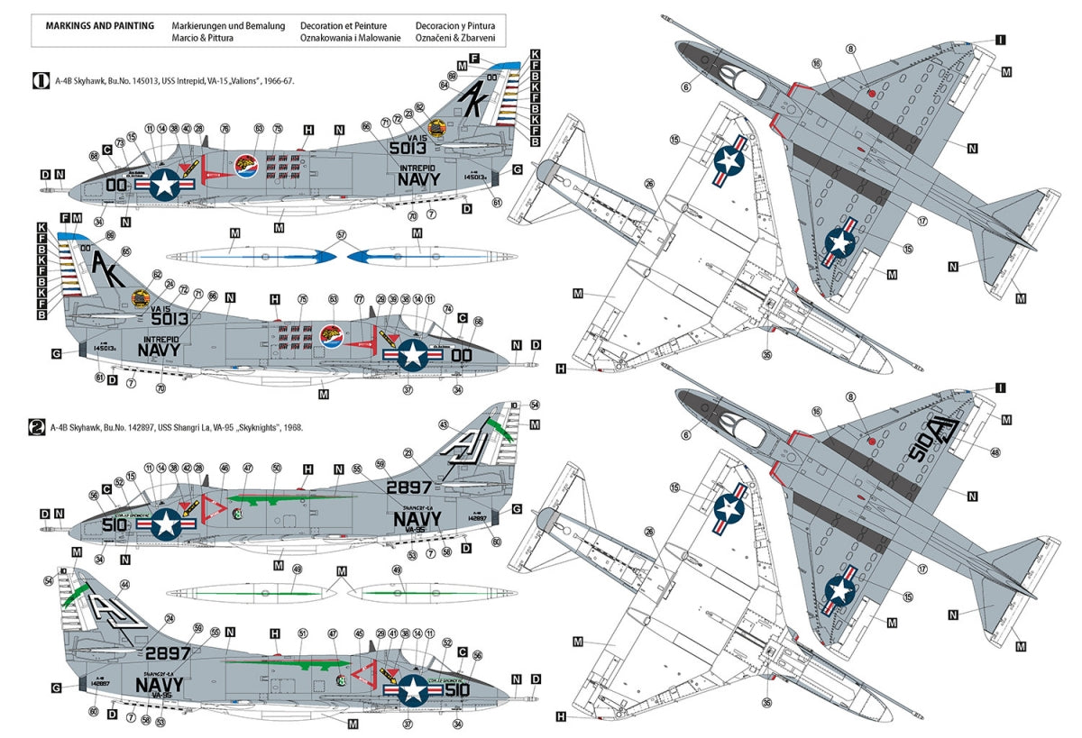 Hobby 2000 48031 Douglas A-4B Skyhawk ( HASEGAWA + CARTOGRAF + MASKI ) 1/48 – zdjęcie 2