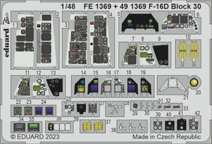 Eduard BIG49384 F-16D Block 30 Kinetic Model 1/48 – zdjęcie 6