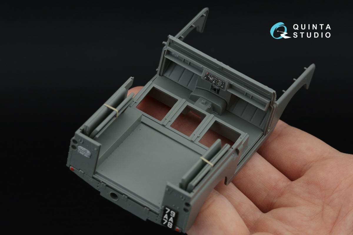 Quinta Studio QD+35139 Land Rover 88 series II family 3D-Printed &amp;amp; coloured Interior on decal paper (AK Interactive) (with 3D-printed resin parts) 1/35 – zdjęcie 12