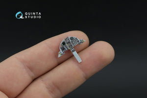 Quinta Studio QDS-48598 F-15C Late/F-15J Late 3D-Printed &amp;amp; coloured Interior on decal paper (Hasegawa) (Small version) 1/48 – zdjęcie 3