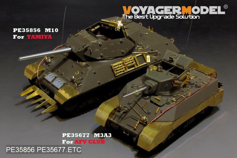 Voyager Model PE35856 WWII US M10 tank destroyer Basic B ver include Gun barrel (For TAMIYA 35350) 1/35 – zdjęcie 4