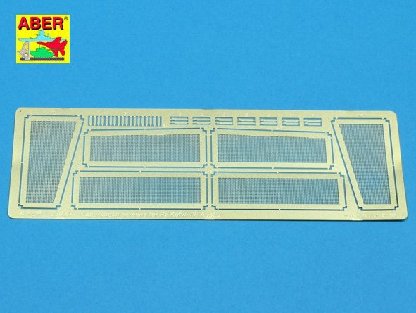 Aber 35A067 Upper skirts for Panzer IV, Ausf.J (1/35)