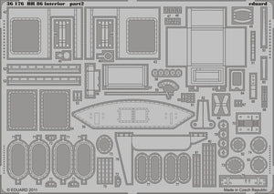 Eduard 36176 BR 86 interior 1/35 Trumpeter – zdjęcie 2