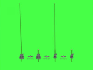 Master GM-72-019 German WWII 1,4m rod antenna (for Fu 7 radio set) (1pc) 1/72 – zdjęcie 5