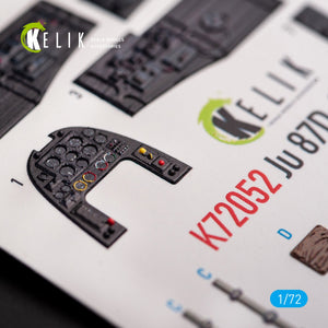 KELIK K72052 JUNKERS JU87D-3N/D-7 - INTERIOR 3D DECALS FOR FUJIMI/HOBBY 2000 KIT 1/72 – image 3