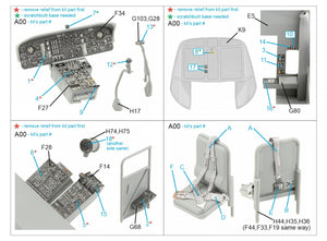 Quinta Studio QD35100 CH-54A 3D-Printed &amp;amp; coloured Interior on decal paper (ICM) 1/35 – zdjęcie 2