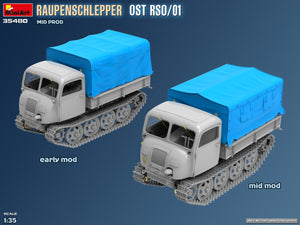 Miniart 35480 Raupenschlepper Ost RSO/01 Mid Prod. 1/35 – zdjęcie 12
