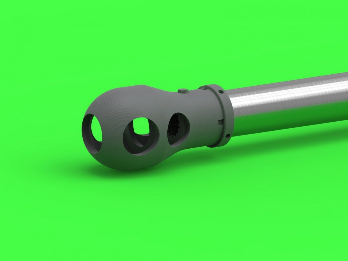 Master GM-35-047 A34 Comet - 77mm HV gun barrel &amp;amp; Besa MG barrels with resin mounts (for Tamiya kit) 1/35 – zdjęcie 8