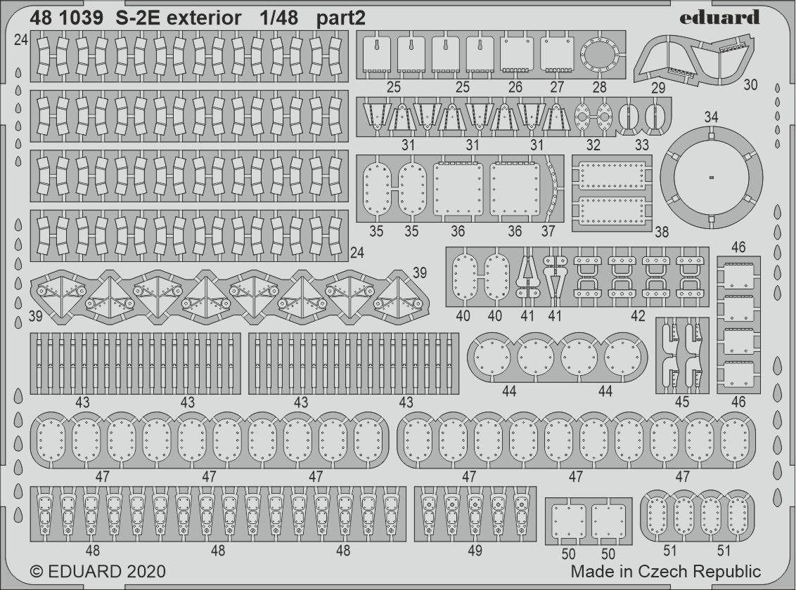 Eduard 481039 S-2E exterior KINETIC MODEL 1/48 – zdjęcie 2